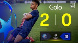 Liga Campeões: PSG vs Inter, Golo 2-0 Doué (2024-2025)
