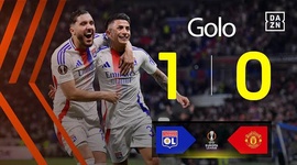 Liga Europa: Lyon vs Man Utd, Golo 1-0 Thiago Almada (2024-2025)