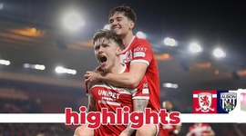 Championship: Middlesbrough 2 - 0 WBA (2024-2025)