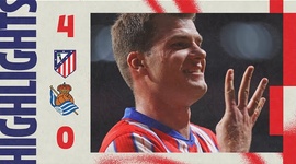 La Liga: Atlético Madrid 4 - 0 Real Sociedad (2024-2025)