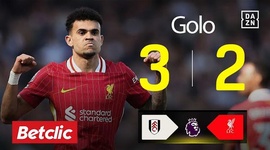 Premier League: Fulham vs Liverpool, Golo 3-2 Luis Díaz (2024-2025)
