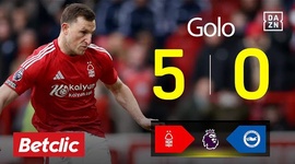 Premier League: Nottingham Forest vs Brighton, Golo 5-0 Chris Wood (2024-2025)