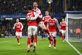 Liga dos Campeões: Arsenal é o adversário do Sporting nos quartos da Champions