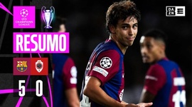 Liga Campeões: Barcelona 5 - 0 Antwerpen (2023-2024)