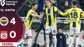 Super Ligi: Fenerbahce 4 - 0 Sivasspor (2024-2025)