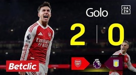 Premier League: Arsenal vs Aston Villa, Golo 2-0 Zubimendi (2025-2026)