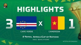 Qualificação CAN: Cabo Verde 3 - 1 Camarões (2021)