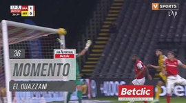 Liga Portugal Betclic: Sp. Braga vs Estoril, Jogada El Ouazzani, 36' (2024-2025)
