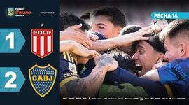 Liga Profesional: Estudiantes 1 - 2 Boca Juniors (2025)