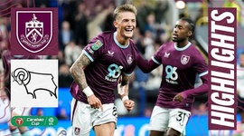 League Cup: Burnley 2 - 1 Derby County (2025-2026)