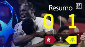 Liga Campeões: Galatasaray 0 - 1 Union St. Gilloise (2025-2026)