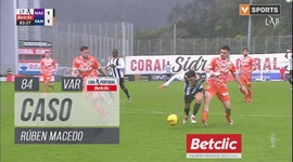 Liga Portugal Betclic: Nacional vs Famalicão, Caso Rúben Macedo (VAR), 84' (2024-2025)