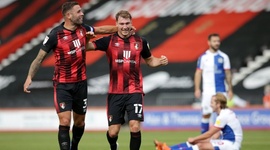 Championship: AFC Bournemouth 3 - 2 Blackburn (2020-2021)