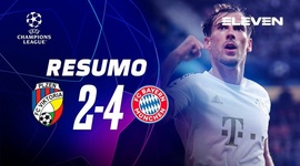 Liga Campeões: Plzen 2 - 4 Bayern München (2022-2023)