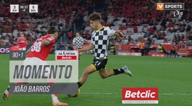 Liga Portugal Betclic: Benfica vs Boavista, Jogada João Barros, 91' (2024-2025)