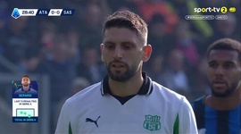 Serie A: Atalanta vs Sassuolo, Golo 0-1 D. Berardi (g.p.) (2025-2026)