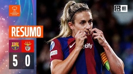 Liga dos Campeões Feminina: Barcelona 5 - 0 Benfica (2023-2024)