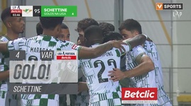 Liga Portugal Betclic: Moreirense vs Sp. Braga, Golo 1-0 Schettine (VAR) (2024-2025)