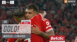 Liga Portugal Betclic: Benfica vs Vizela, Golo 6-1 Marcos Leonardo (2023-2024)