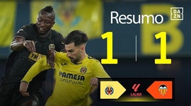 La Liga: Villarreal 1 - 1 Valência (2024-2025)