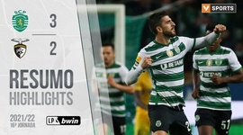 Liga Portugal Bwin: Sporting 3 - 2 Portimonense (2021-2022)