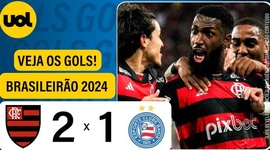 Brasileirão: Flamengo 2 - 1 Bahia (2024)