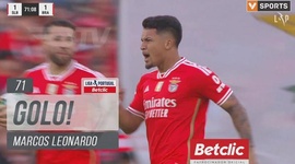 Liga Portugal Betclic: Benfica vs Sp. Braga, Golo 1-1 Marcos Leonardo (2023-2024)