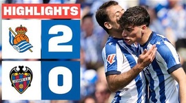 La Liga: Real Sociedad 2 - 0 Levante (2025-2026)