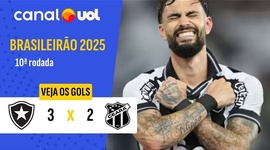Brasileirão: Botafogo 3 - 2 Ceará (2025)