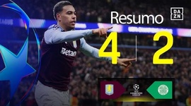 Liga Campeões: Aston Villa 4 - 2 Celtic (2024-2025)