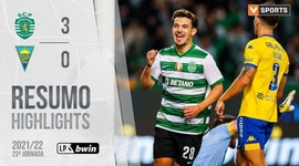 Liga Portugal Bwin: Sporting 3 - 0 Estoril (2021-2022)