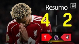 Premier League: Liverpool 4 - 2 AFC Bournemouth (2025-2026)