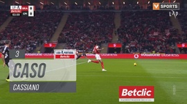Liga Portugal Betclic: Sp. Braga vs Casa Pia, Caso Cassiano, 3' (2024-2025)
