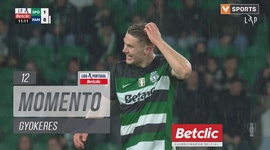 Liga Portugal Betclic: Sporting vs Famalicão, Jogada Gyokeres, 12' (2024-2025)