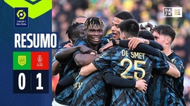 Ligue 1: Nantes 0 - 1 Stade Reims (2023-2024)