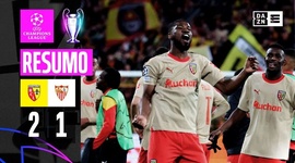 Liga Campeões: Lens 2 - 1 Sevilla (2023-2024)