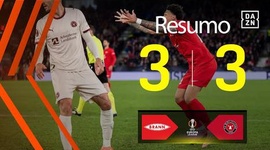 Liga Europa: Brann 3 - 3 Midtjylland (2025-2026)