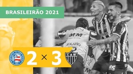 Brasileirão: Bahia 2 - 3 Atlético-MG (2021)