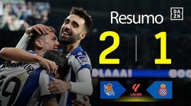 La Liga: Real Sociedad 2 - 1 Espanyol (2024-2025)
