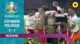 Europeu: Espanha 1 - 1 Polónia (2020)