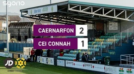Premier League: Caernarfon Town 2 - 1 Connah's Quay (2023-2024)