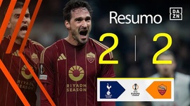 Liga Europa: Tottenham 2 - 2 Roma (2024-2025)