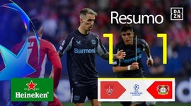 Liga Campeões: Stade Brest 1 - 1 Leverkusen (2024-2025)