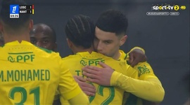 Ligue 1: Lille vs Nantes, Golo 1-1 M. Abline (g.p.) (2024-2025)