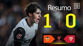 La Liga: Valência 1 - 0 Sevilla (2024-2025)