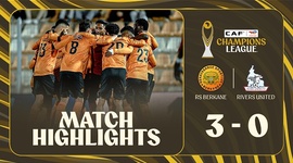 CAF Champions League: RSB Berkane 3 - 0 Rivers United FC (2025-2026)
