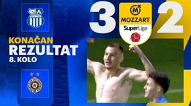 Super Liga: OFK 3 - 2 Partizan (2024-2025)