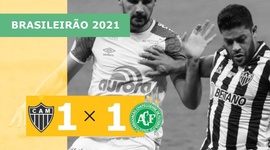 Brasileirão: Atlético-MG 1 - 1 Chapecoense (2021)