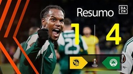 Liga Europa: Young Boys 1 - 4 Panathinaikos (2025-2026)
