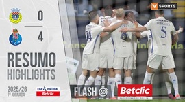 Liga Portugal Betclic: Arouca 0 - 4 FC Porto (2025-2026)
